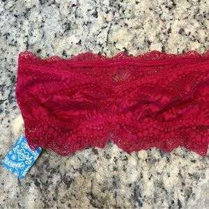 Free People Scarlet Lace Strapless Bralette